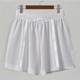 thumbnail image 4 of Ceisia Men's Summer Striped Color Blocked Gift Shorts - Hollow Perspective Sports Drawstring Elastic Waist Quick-Dry Beach Gym Shorts, 4 of 8
