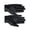 M, variant on Retro Styles Black Leather Safety Gloves Touch Cold Weather Warmth Quick Adjust Strap for Mechanics and Cycling