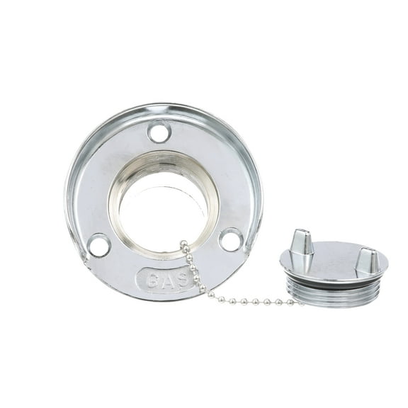 Seachoice Corrosion-Resistant Cast 316 Stainless Steel Deck Fill, Gas Fill w/ Cap
