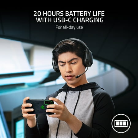 Razer - Barracuda X Wireless Stereo Gaming Headset for PC, PS4, PS5, Switch, and Android - Black