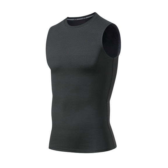 Cmfcve Big & Tall Men's Summer Tops Dry Fit Workout Running Tank Top Gym Sleeveless Muscle Athletic Shirt