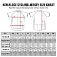 thumbnail image 4 of Maillot de ciclismo KEMALOCE de manga corta azul y negro para hombre, ropa de ciclismo de poliéster 2024, maillot de ciclismo para exteriores de secado rápido de verano, 4 of 5