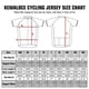 thumbnail image 4 of Maillot de ciclismo KEMALOCE de manga corta azul y negro para hombre, ropa de ciclismo de poliéster 2024, maillot de ciclismo para exteriores de secado rápido de verano, 4 of 5