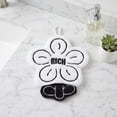 thumbnail image 5 of Unique Bargains Flower-Shaped Hanging Hand Towels White 2pcs, 5 of 7