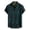 Dark Green, variant on Mens Vintage Printed Shirt Short Sleeve Button Down Tops Casual Floral Summer Beach Shirt M