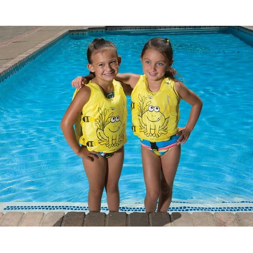 Titop Infant Baby Swimming Jacket Blue+Yellow Back Small for 1-3 Years Children Swim Vest for Outdoor Sports