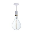 thumbnail image 2 of Bulbrite 810174 4W 2200K Pear Shape Grand Filament LED Bulb with White Marble Pendant & String, Clear, 2 of 7