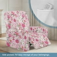 thumbnail image 3 of Kuiaobaty Daisy Pattern Reclining Slipcover Easy Replacement Recliner Couch Cover Breathable Recliner Chair Cover Large Reclining Sofa Slipcover with Elastic Bottom for Pets, 3 of 8