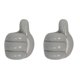 thumbnail image 4 of 2 uds. Devanadera de Cable para Audífonos de ratón soportes de Cable USB con forma de mano Clips ordenados de escritorio JShteea libre de BPA, 4 of 7