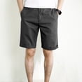 thumbnail image 2 of JTieacloth Mens Classic Chino Short Mens Lightweight Casual Trend Shorts,Black, 2 of 6
