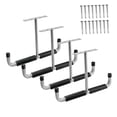 thumbnail image 3 of Flynix 4 Pieces Overhead Garage Storage Hook Display Rack Utility Hanger,Ceiling Hanger silver, 3 of 9