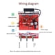 thumbnail image 2 of DX-618 Audio Subwoofer Stereo Amplifier Board 2.1 Channel 60Wx3 DC12-18V Module with Power Cable, 2 of 5