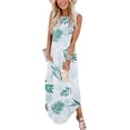 thumbnail image 1 of Vestido Zeagoo Tropical para mujer, vacaciones en la playa, Hawaiian 2025, 1 of 6