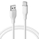 thumbnail image 1 of Cable USB Tipo A a C MUBITECH Blanco y Negro Carga Rápida Compatible Tipo C, 1 of 8