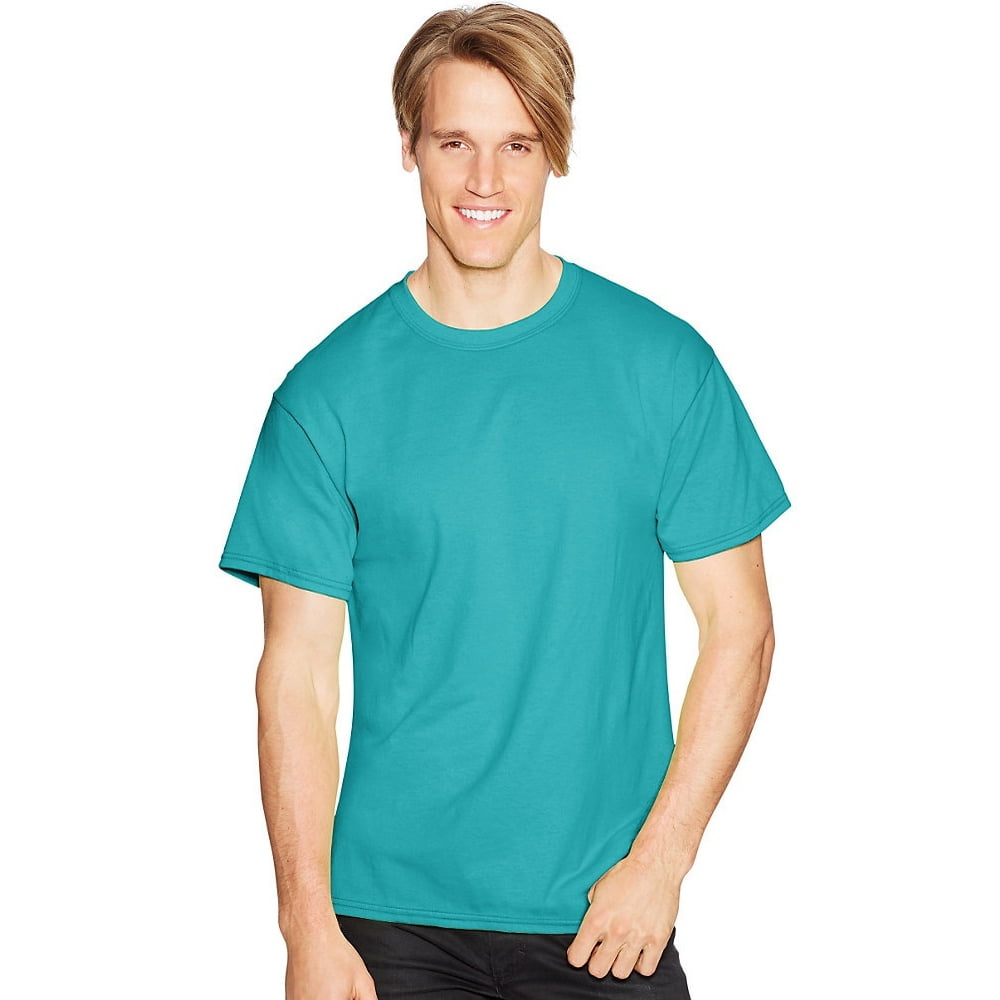 Hanes - Hanes ComfortBlend; Eco Smart; Crewneck Men's T-Shirt, Color ...