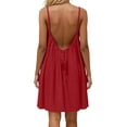 thumbnail image 5 of Horkkom Sundresses for Women Backless Sleeveless Mini Dresses Summer Outdoor Vacation Beach Dresses, S-3XL, 5 of 7