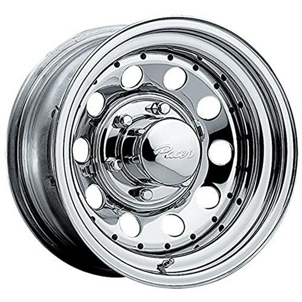 Pacer Chrome Modular 16x8 Chrome Wheel / Rim 8x6.5 with a 0mm Offset and a 130.80 Hub Bore