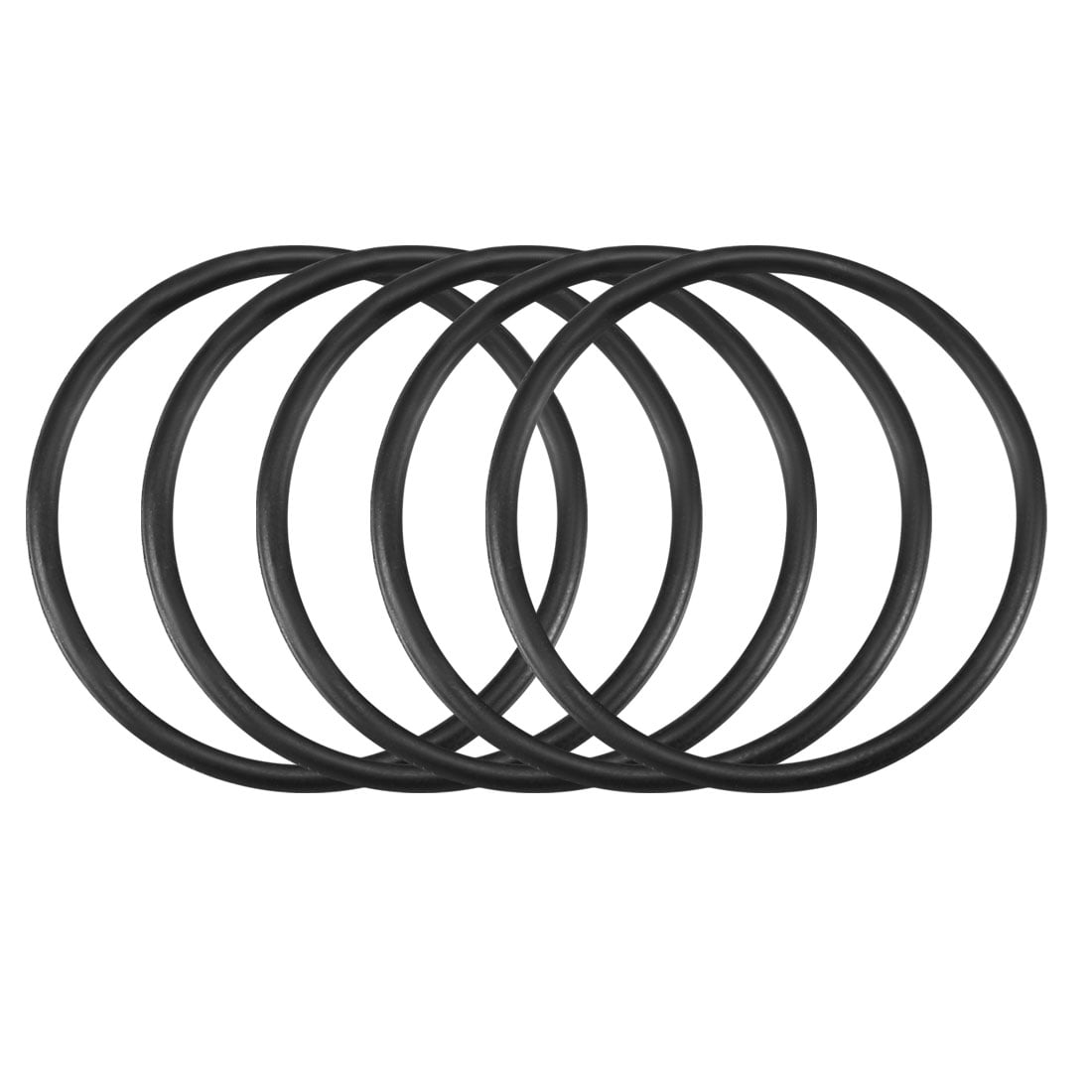 10 Stück Gummi O  Ring NBR Hitzebeständig Dichtung Öse Schwarz 47mm x 1,9mm 