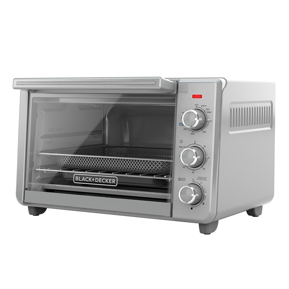 BLACK+DECKER 6-Slice Crisp 'N Bake Air Fry Toaster Oven