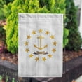 thumbnail image 3 of America Forever Rhode Island State Flag 12.5 x 18 Inch Double Sided Outdoor Yard Decorative USA Vintage Wood State of Rhode Island Garden Flag, Made in the USA, 3 of 3