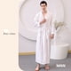 thumbnail image 3 of Batas de dormir de satén de manga larga para hombre, bata de baño absorbente y seca, suave, para el hogar, pijama para hombre, 3 of 4