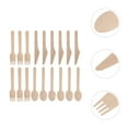 thumbnail image 6 of YSNOOWE Disposable Wood Kitchen Utensils for Family Gathering 6 Sets of 18 Pcs 6.5X1in, 6 of 6