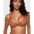 thumbnail image 2 of Bar INLYRIC Consufy Sheer Balconette Demi Unlined 34A Bronce, 2 of 4
