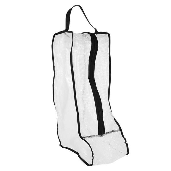 HEMOTON Zipper Boots Storage Bag Travel Boots Organizer PVC Boots Pouch Shoe Dust Bag