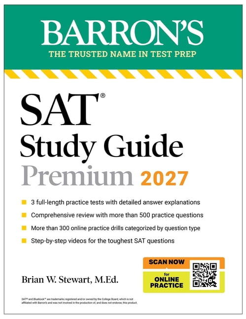Barron's ACT Prep ACT Study Guide Premium, 2026: 6 Practice Tests