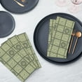 thumbnail image 6 of Ruvanti Cloth Napkins Set of 12 Cotton 100%, 18x18 inches Napkins Cloth Washable, Soft, Absorbent. Cotton Napkins for Parties, Christmas, Thanksgiving, Weddings, Dinner Napkins Cloth - Floral Tiles, 6 of 9