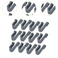 thumbnail image 6 of Fancyes 12Pcs Oven Silicone Clips Silicone Clamp Flexible Food Grade Professional Silicone Non Slip Cookware Protector Pan Protectors grey, 6 of 8