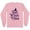 Pink, variant on Bad Witch Vibes Long Sleeve Shirt Unisex Large White