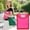 Hot Pink, variant on File Management Plastic File Folder Receipt Organizer Accordion File Pouch with Label Pocket Accordion File Organizer Organization Storage Expanding File Folder Document Organizer Hot Pink 7.5"x9.8"