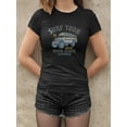 thumbnail image 2 of Surf Tour School Bus Leaves T-Shirt Women -Image by Shutterstock, Female XX-Large, 2 of 4