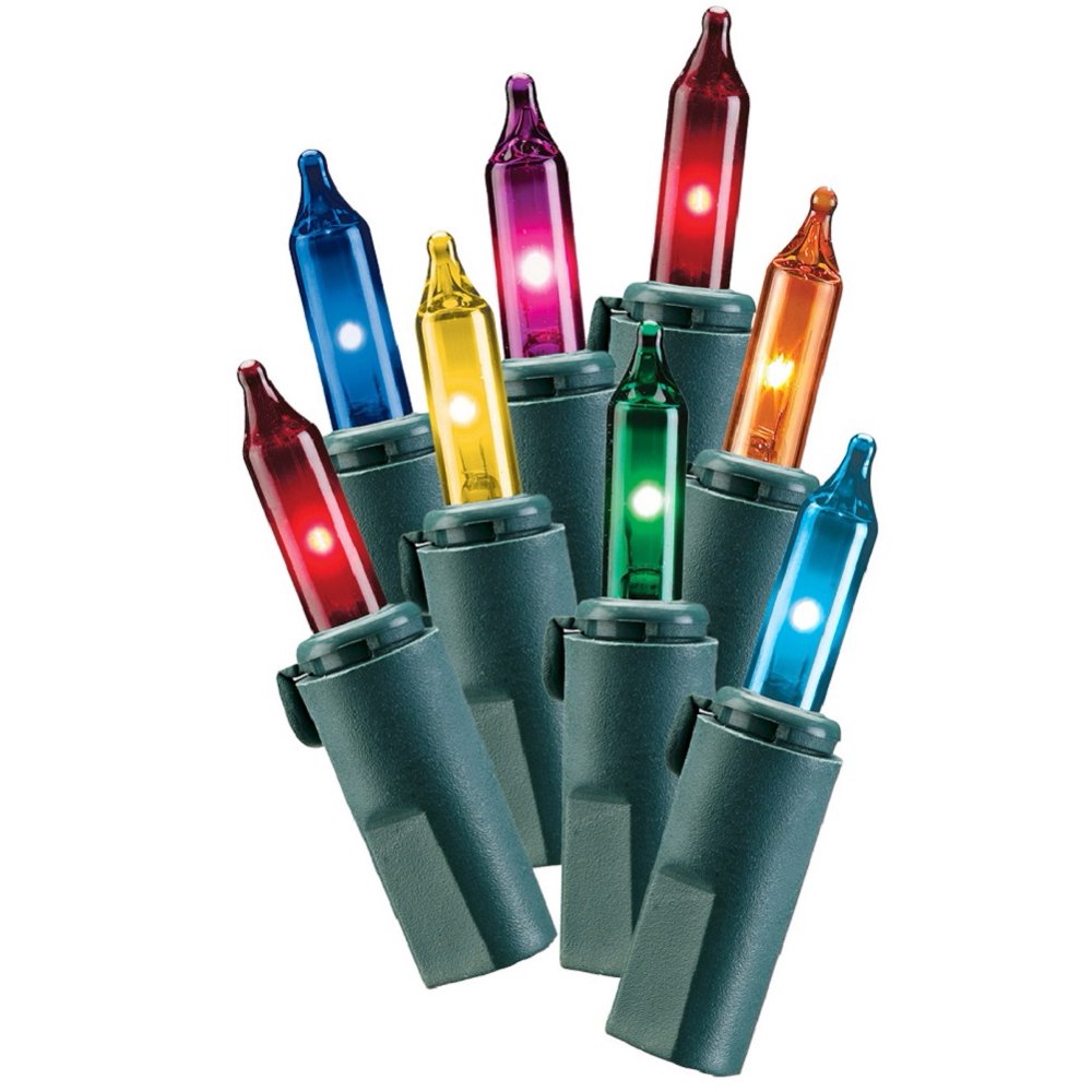 PHILIPS Indoor/Outdoor 100 Multi Mini Lights 7 Colors Energy Efficient