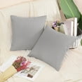 thumbnail image 3 of Holzlrgus Waterproof Decorative Throw Pillow Covers, Gray, 18" x 18",2 Pcs, 3 of 6
