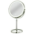 thumbnail image 1 of Espejo de maquillaje LED de ocho pulgadas con lámpara, espejo de tocador de escritorio para dormitorio en línea, espejo de belleza con atenuación roja, 1 of 1