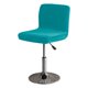 thumbnail image 1 of Xiao Hua Fundas para taburetes de bar, elásticas, de terciopelo, lavables, para silla alta, color azul y verde, 1 of 5