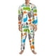 thumbnail image 3 of Balery Animals Pijama para Hombre de Dos Piezas con Manga Larga, Conjunto de Dormir y Descanso Suave con Bolsillos-Medium, 3 of 7