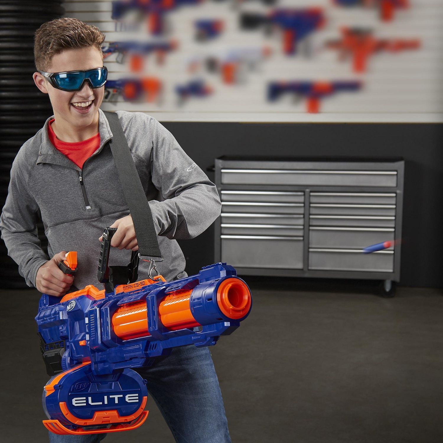トイガン Nerf Elite CS-50 Nerf Elite Titan CS-50 Blaster. - Walmart.ca