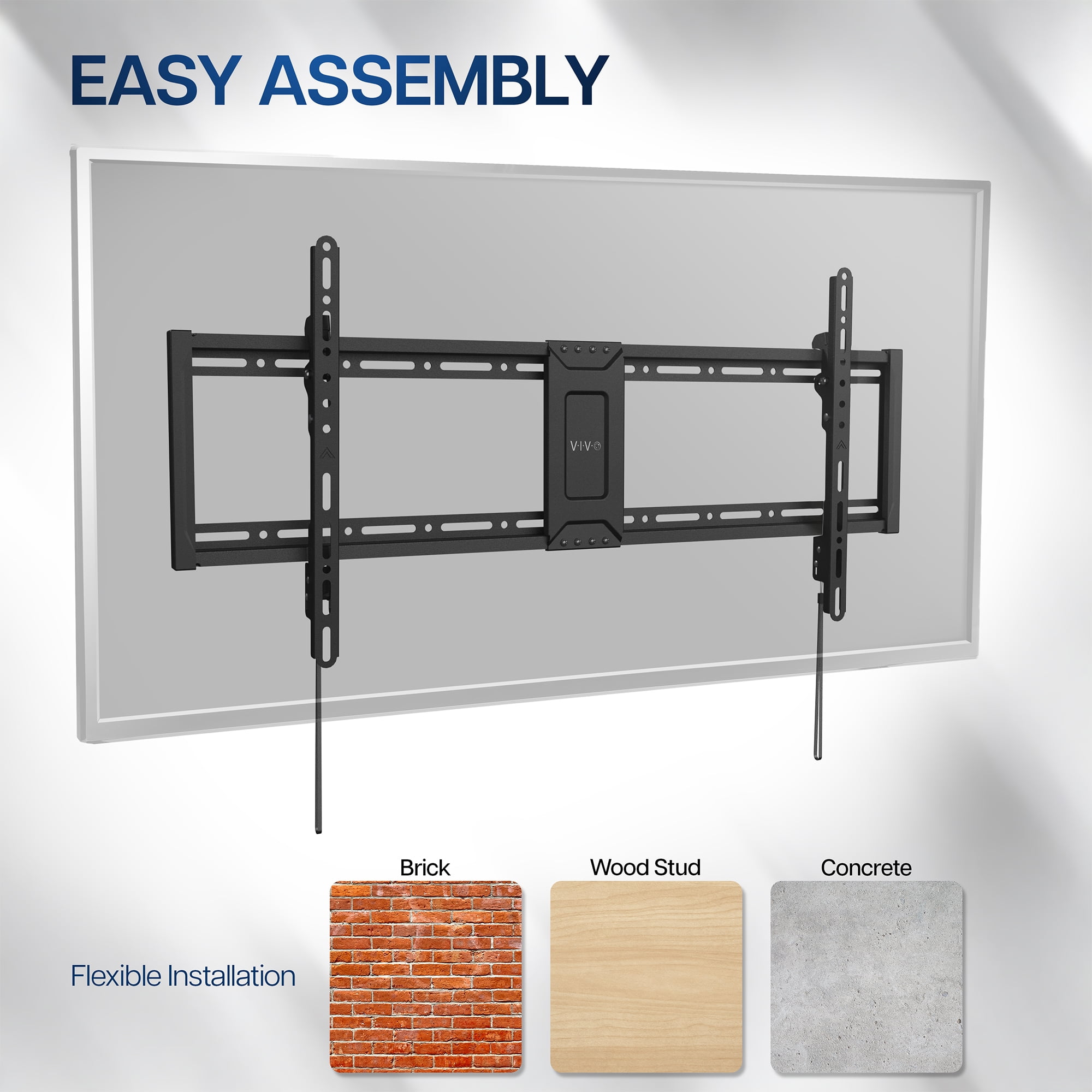 VIVO Ultra Heavy Duty 43" to 100" TV Wall Mount, Curved and Flat Panel Screens