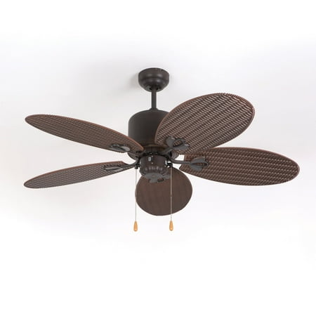 Yosemite Home Decor Tropical Breeze 48 In Indoor Ceiling Fan With