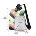 thumbnail image 3 of FORMRS Women's Travel Backpack Purse Anti-Theft Hidden Pockets Casual Shoulder Bag, Green Stripes, 3 of 7