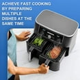 thumbnail image 3 of 8Pcs Air Fryer Rack 304 Stainless Steel Air Fryer Grill Rack Multipurpose Air Fryer Accessories for Skewer Pies Compatible with Ninja Instant Vortex Chefman Bella, 3 of 10