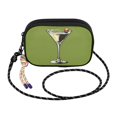 thumbnail image 2 of FORMRS Mini Crossbody Bag for Women Adjustable Rope Shoulder Casual Phone Purse, Light Black Martini, 2 of 7