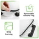 thumbnail image 4 of Recipientes de vidrio para preparación de comidas HOMBERKING, 20 piezas, 36 oz y 14 oz, 4 of 7