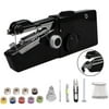 Handheld electric sewing machine set black usb cable portable mini handheld sewing machine (with charger)