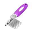thumbnail image 1 of Poodle Dematting Rake Comb Brush for Dogs and Cats Steel Metal Comb for Detangling Matted Or Knotted Undercoat Hair, 1 of 7