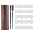 thumbnail image 2 of Kit de Plantillas para Sersos de Cejas, Kit de Modelado de Seles parajas de Maquillaje ParAjas en un Paso, Polvo Parlas de Larga Duración, Resistente al Agua A, 2 of 7