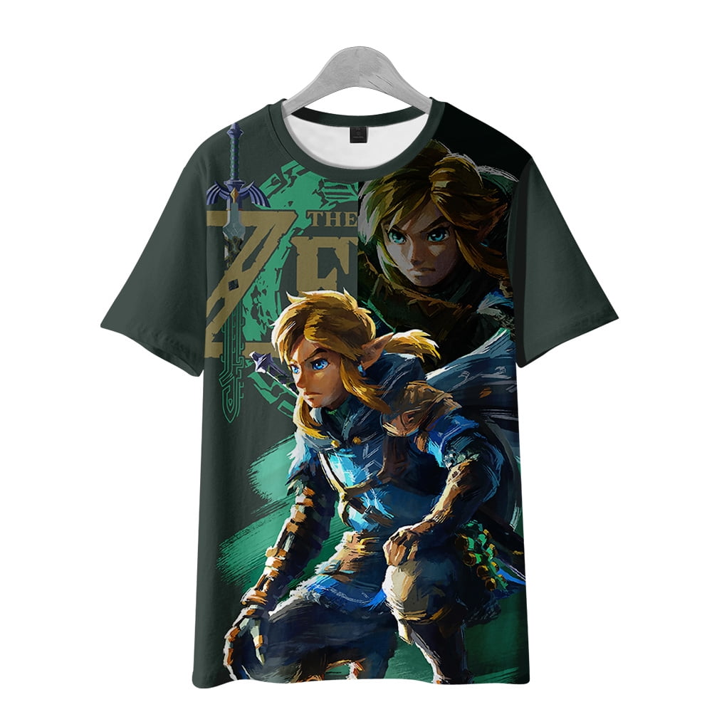 The Legend of Zelda Tears of the Kingdom Tshirt For Men Tops Fashion Short Sleeve Unisex